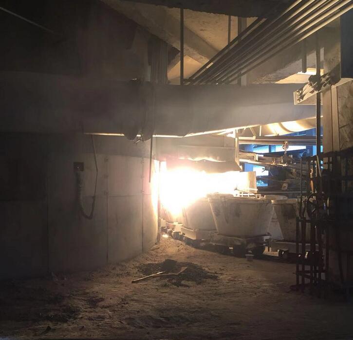 云南某煤化工25500KVA電石爐維修